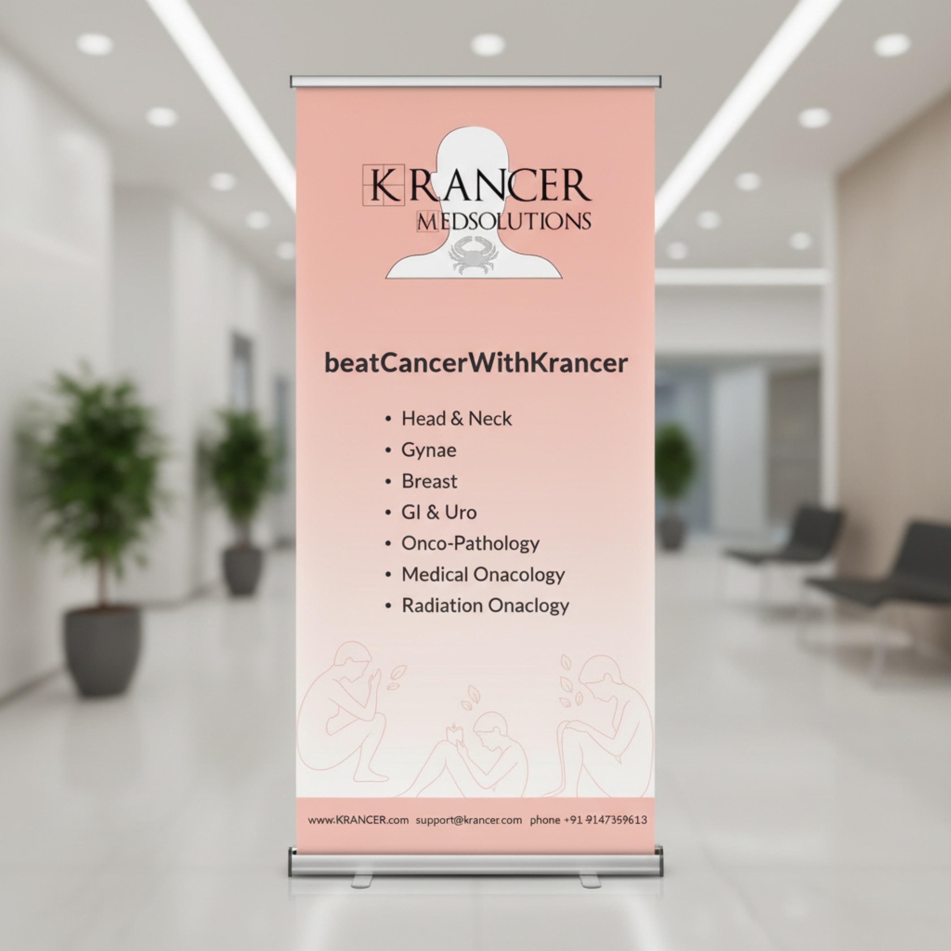 Krancer team members at a partner clinic